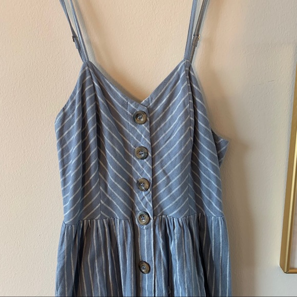 COPY - Japna Striped Chambray Dress - Picture 4 of 5